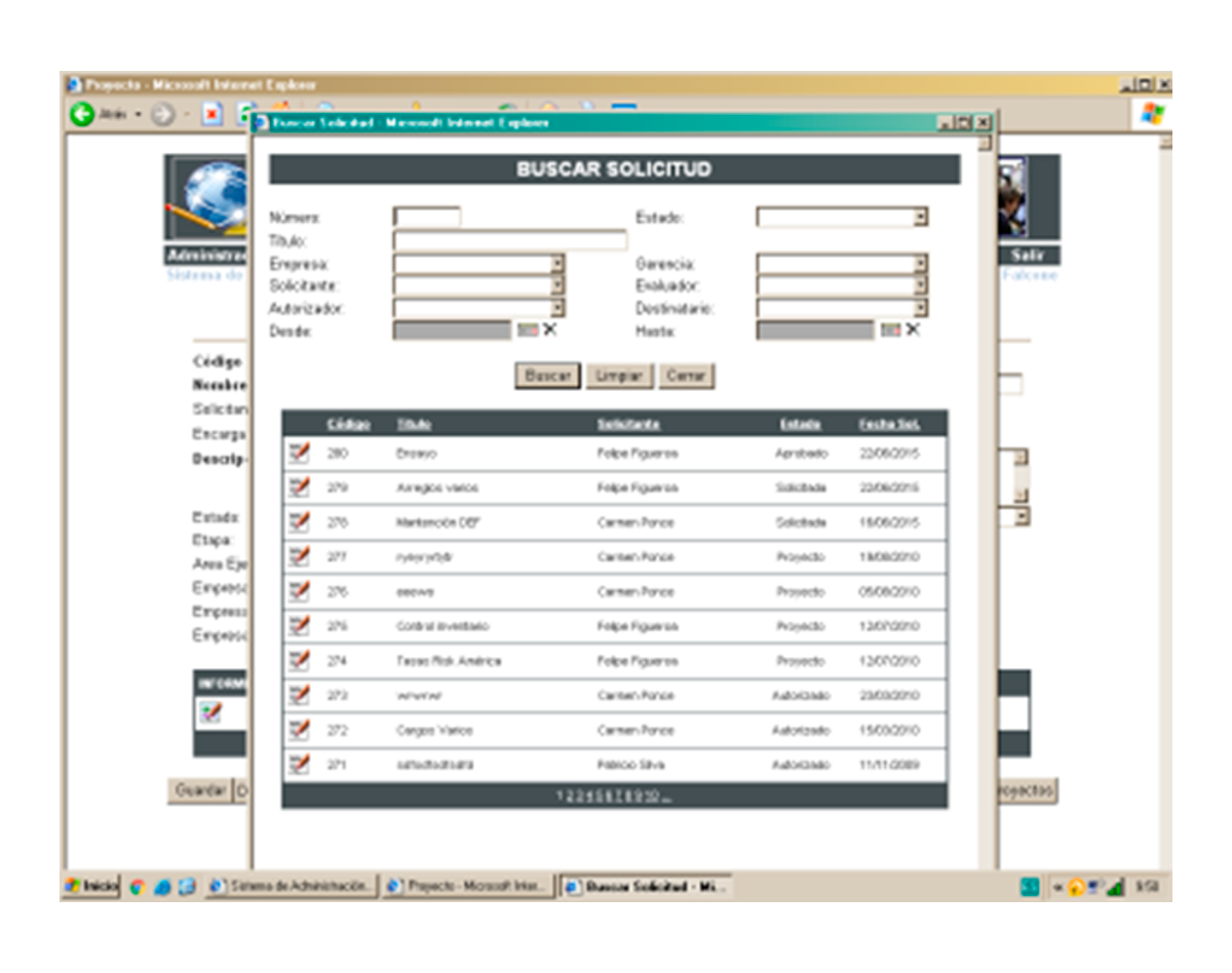 Workflow de Administración de Proyectos